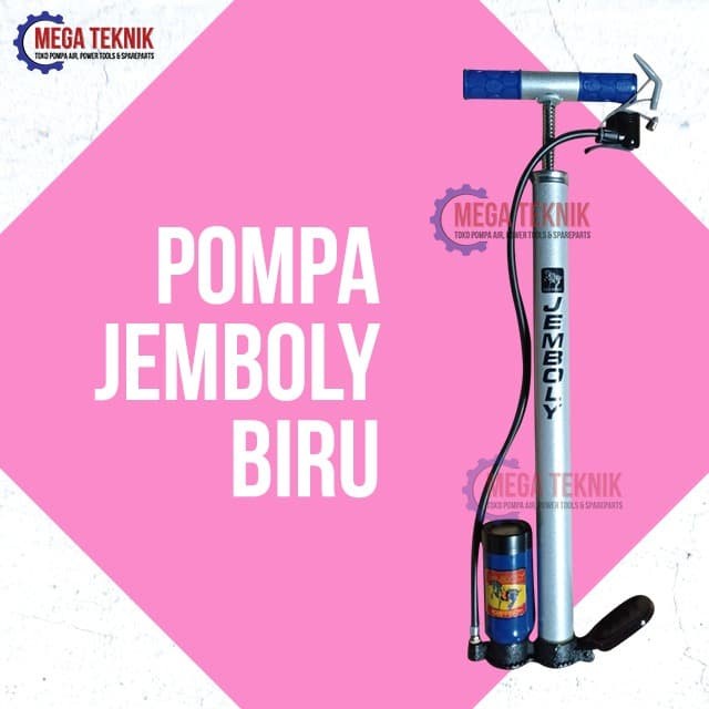 %$%$%$%$] Pompa Tabung Angin Ban Sepeda / Motor Bola Serbaguna Jemboly Meter