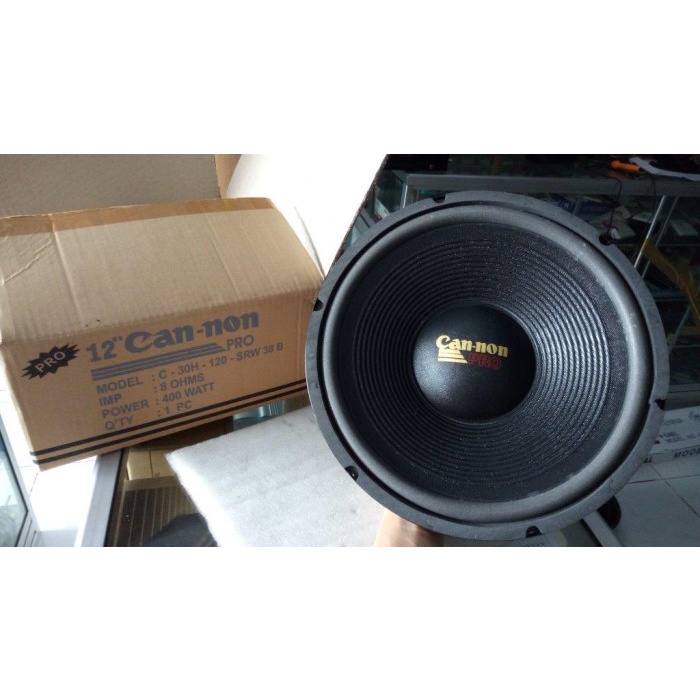%$%$%$%$] Speaker / Spiker Canon Pro Woofer 12 inch 12 in 400 watt 8 ohm