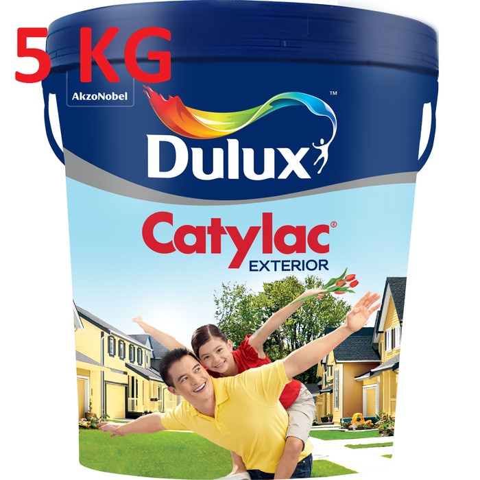~~~] Cat Tembok Dulux CATYLAC Exterior 5 KG Warna READY / Dinding Luar 5KG