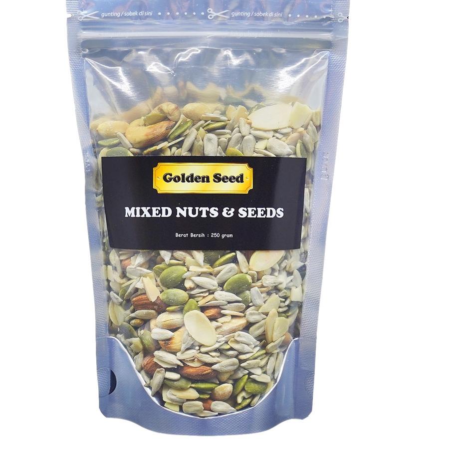 

✩ MIXED NUTS & SEEDS 250 GRAM PREMIUM - TRAIL MIX NUT & SEED - MIXNUT 250 GR ☺
