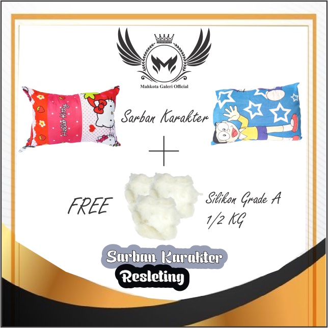 Sarung Bantal - Sarban Resleting / Free Dakron Grade A 1/2 Kg / Sarung Bantal Tidur Premium / Sarung Bantal Lembut / Sarban Premium