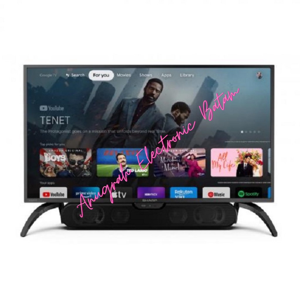 SHARP 42 Inch 2K Google IIOTO TV 2T-C42EG1i-SB SMART TV BATAM