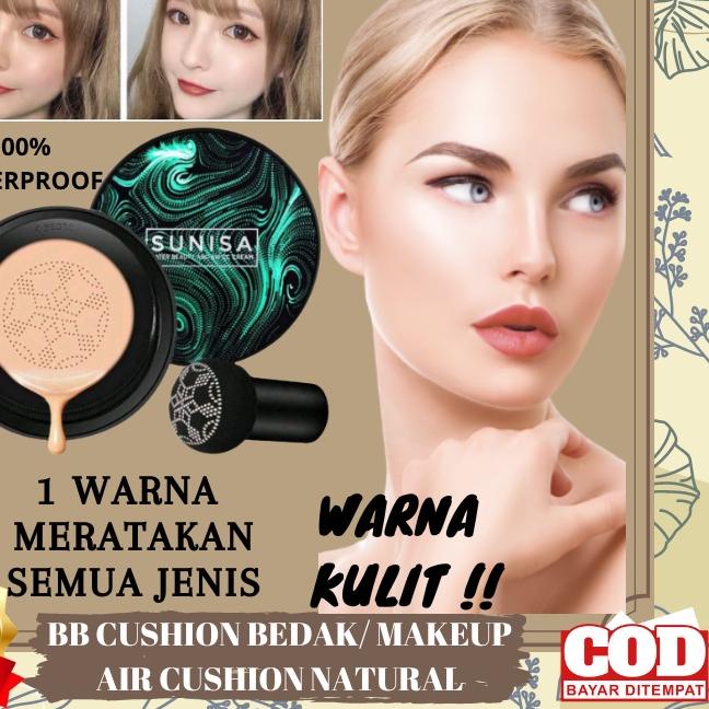 ✥ Bedak Glowing Tahan Lama Anti Air - Bedak Cushion Original Tahan Lama ♤