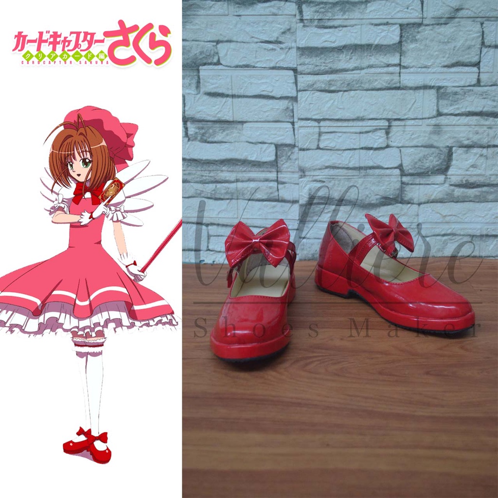 Sepatu Cosplay Cardcaptor Sakura