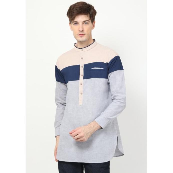 Discount M231 Kurta Pria Warna Cream - Abu 1550A /BAJU KOKO PRIA/BAJU KOKO DEWASA/BAJU KOKO ANAK/BAJ