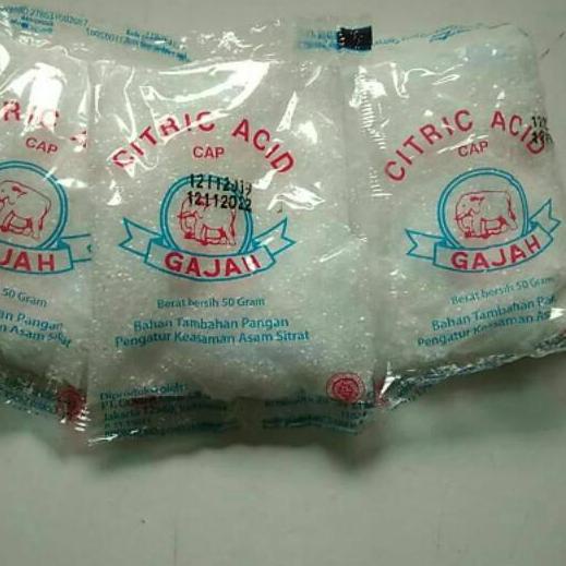 

✴ Citrid acid citrun cap gajah 1 pak/20 bks ➩