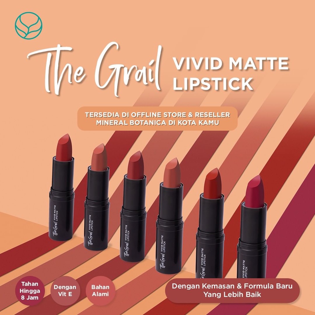 MINERAL BOTANICA The Grail Vivid Matte Lipstick