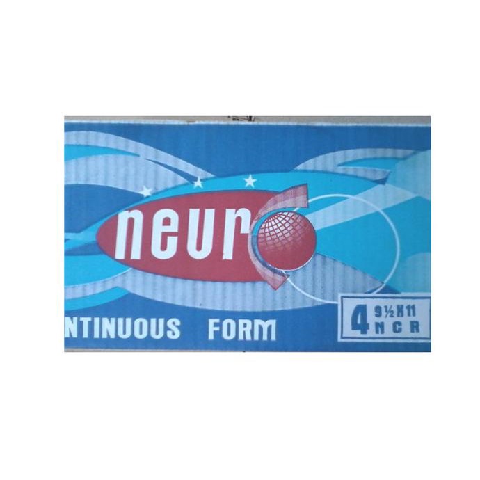 

Continous Form 91/2 X 11 4 Ply ( K4 Neuro ) Ncr / Kertas Komputer