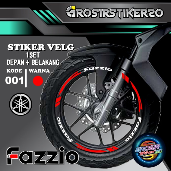 STIKER CUTTING LIST VELG YAMAHA FAZZIO / LIST VELG CUTTING STIKER YAMAHA FAZZIO / CUTTING STIKER VAR