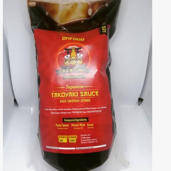 

Cuma disini Saus takoyaki DnFood 1000ml