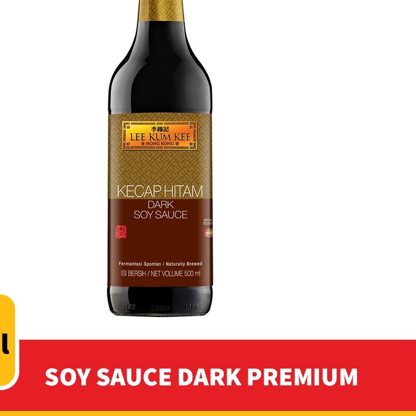 

۝ LEE KUM KEE Soy Sauce Dark Premium Kecap Hitam 500 ml ❂