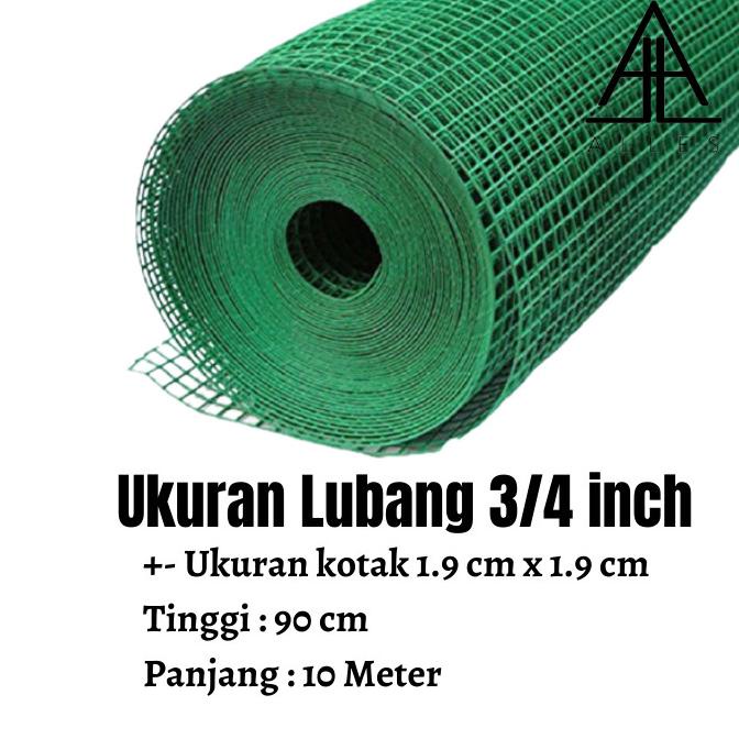 

Kawat Loket PVC / Kawat PVC Hijau 3/4 Inch roc04