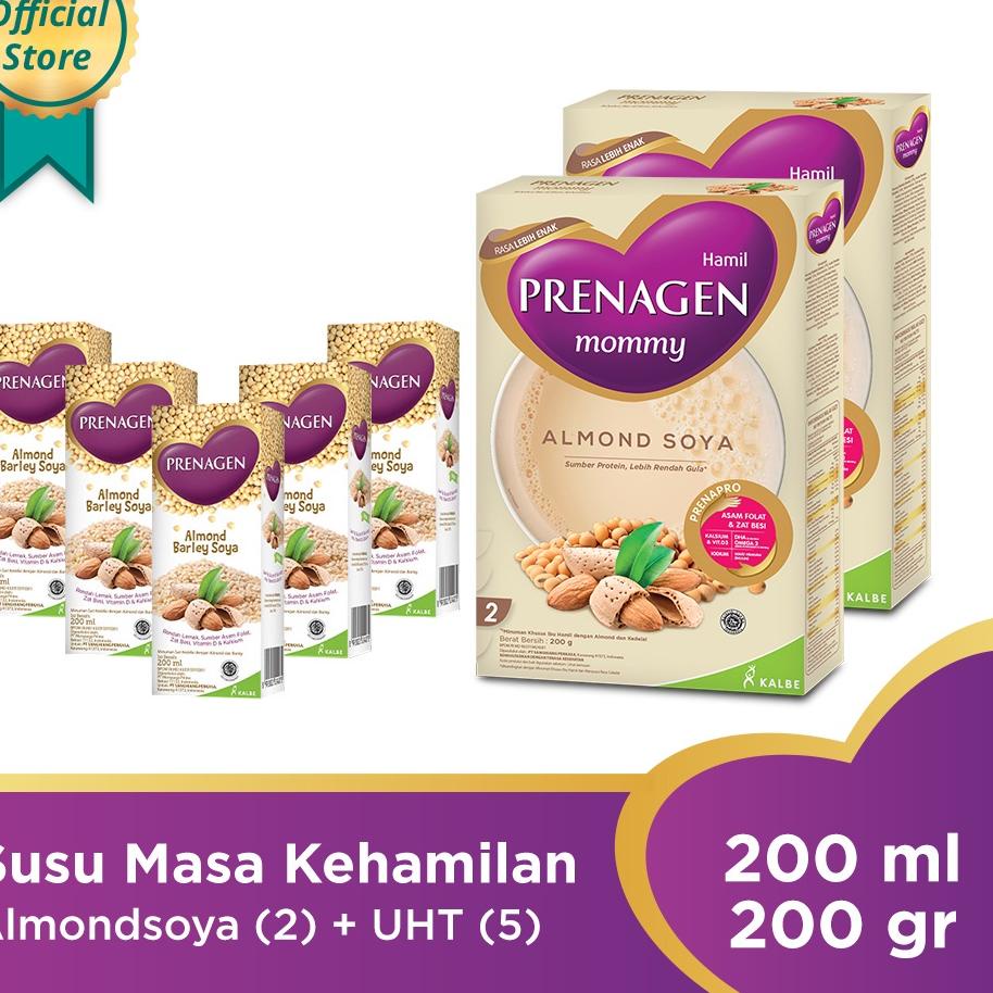 

Best PRENAGEN Mommy Almosoy 2 Pack & UHT Almonsoy 5 Pack