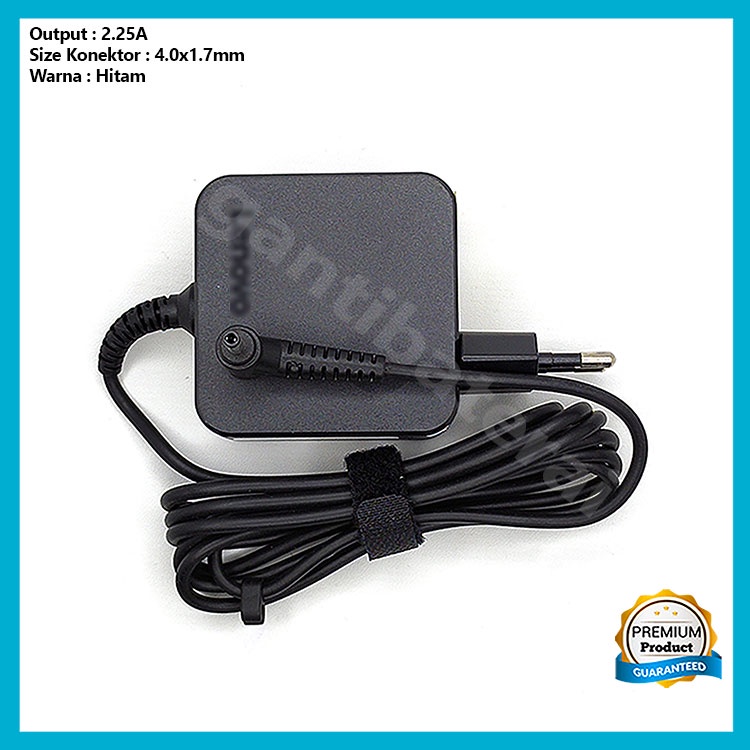 Adaptor Charger Le Ideapad 100 100s 110 310 510 2.25a 4.0x1.7mm