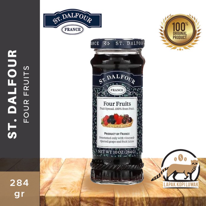 

Selai St Dalfour Four Fruits Jam 284 Gr