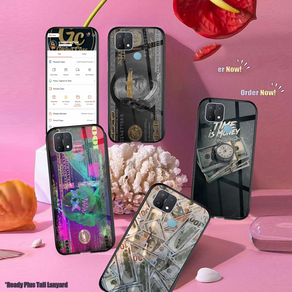 [GK-28] Softcase Kaca for Oppo A17 - Case Oppo 16 - Softcase OppoA17- Softcase Hp OppoA5s - Softcase