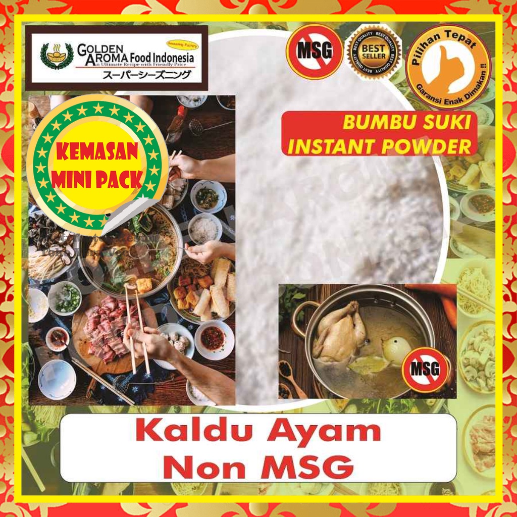 

Bumbu Steamboat Halal Kaldu Ayam Non MSG 50Gr Shabu Hotpot Sample Rasa Chicken broth Tanpa MSG Kecil Instan Suki Sabu Kuah Soup Original Stemboat Steambot Steamboot Sukiyaki Grill Bakar Instant Gafi Murah Enak Terbaik Premium Promo Rekomendasi