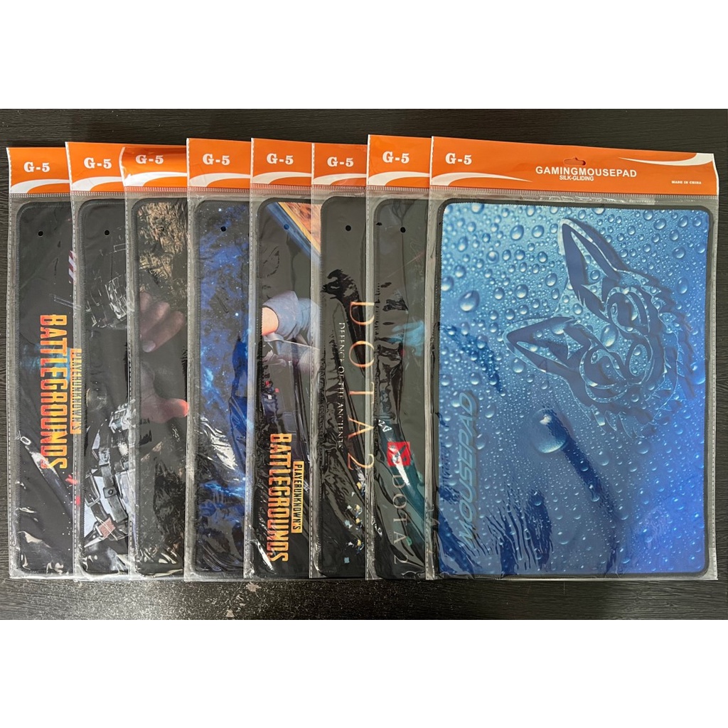 Mousepad Gaming Motif Anti Slip G-5 40x30cm Jahit Pinggir