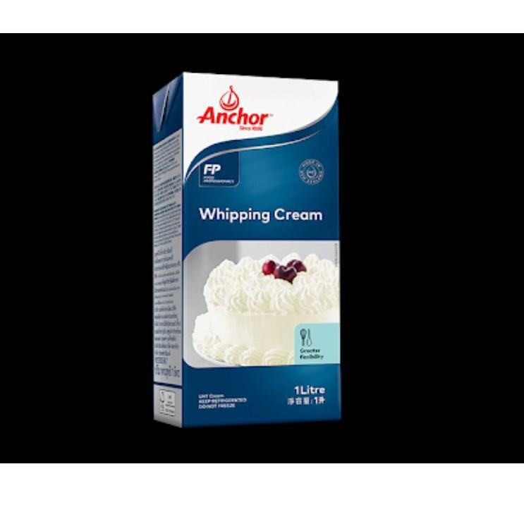 

♢ Whipping Cream Anchor 1 Liter Bisa Order Bareng dengan Gelatin Lembaran whipped cream ♞