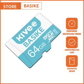BASIKE Ultra 140MBps microSD Card 64GB Class 10 Kartu Memori Micro SD Card 64GB / 32GB / 16GB C10  Original