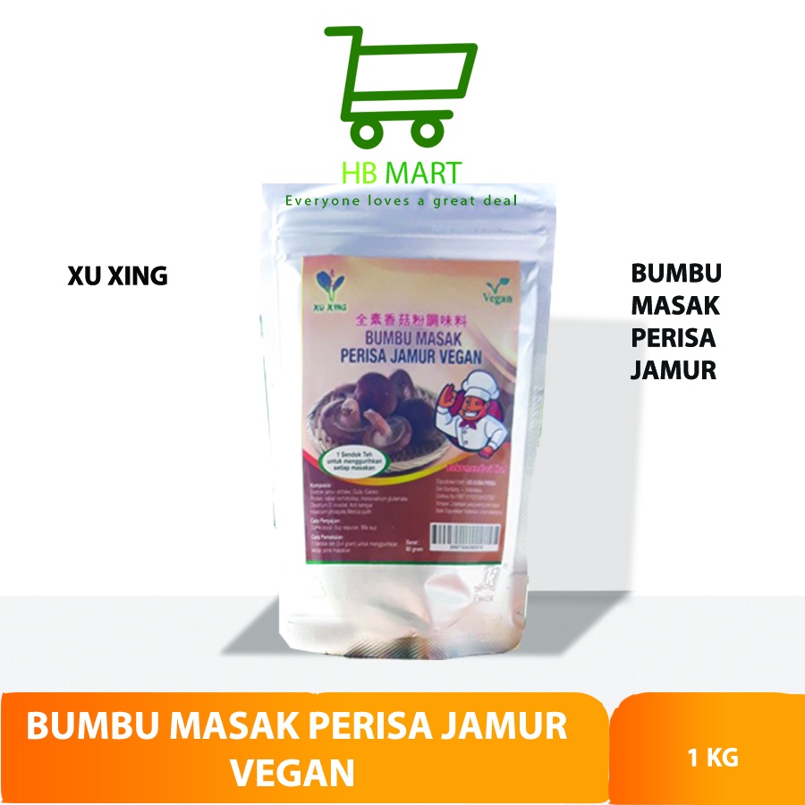 

Xu Xing BUMBU MASAK PERISA JAMUR VEGAN 1 KG FOIL/PACK