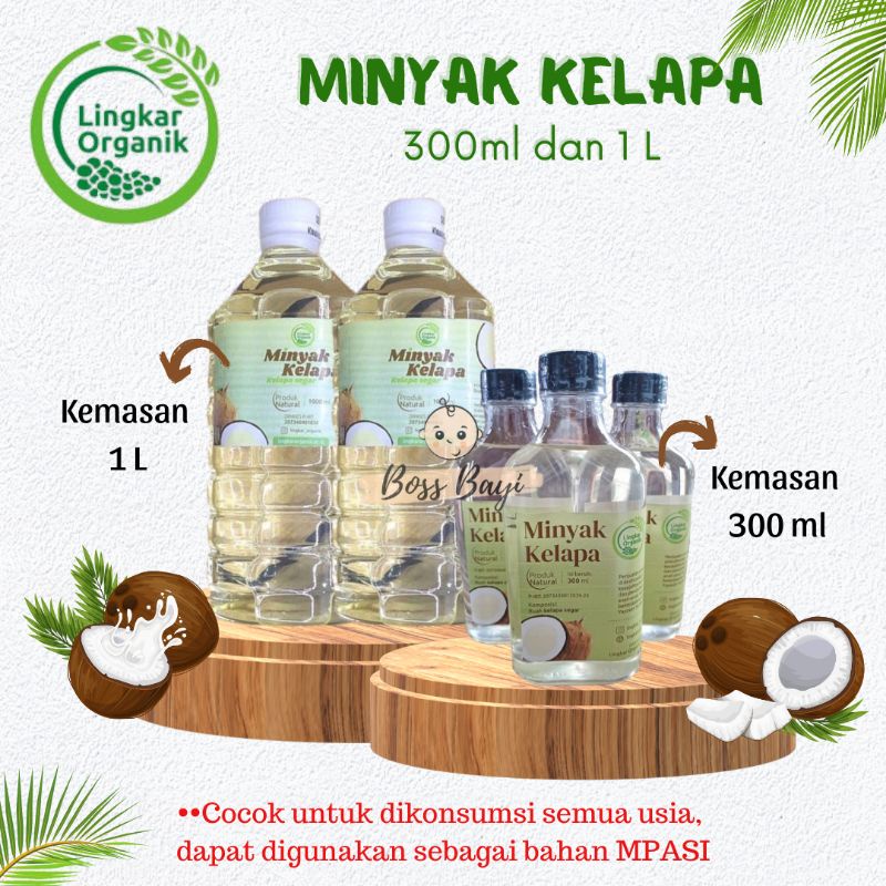 LINGKAR ORGANIK - Minyak Kelapa 300ML / 1 LITER