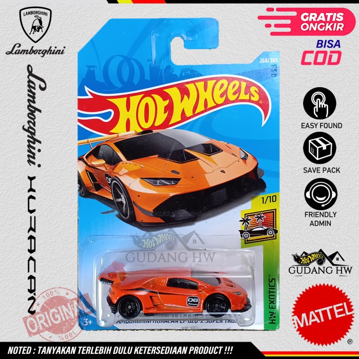 HOTWHEELS HOT WHEELS LAMBORGHINI HURACAN LP SET TERBARU