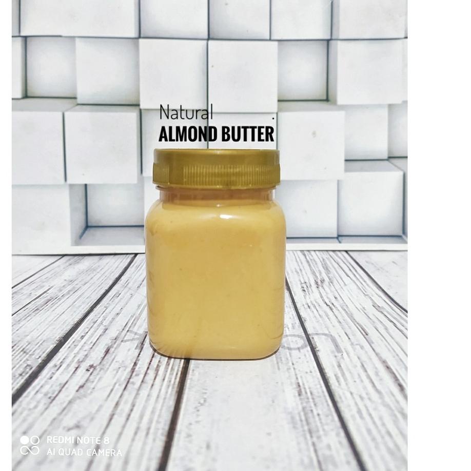 

✴ Natural Almond Butter 150gr - Creamy / Crunchy, Selai Almond ♠