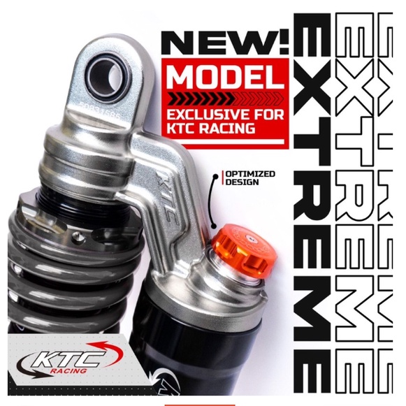 Shock KTC Racing EXTREM Matic Singel 300mm 325mm 340mm shockbreaker tabung atas metic scoopy baet X-rider Xeon universal