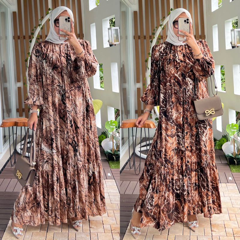 Gamis Rayon Terbaru / Gamis Rubiah Terbaru / Gamis Crinkle Terbaru / Gamis Jumbo Terbaru / Midi Dres