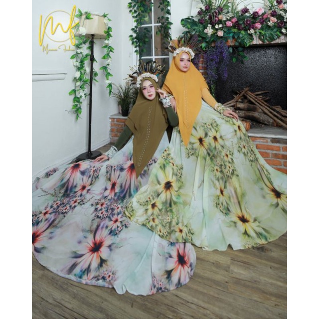 gamis pesona elly syari mariani fashion