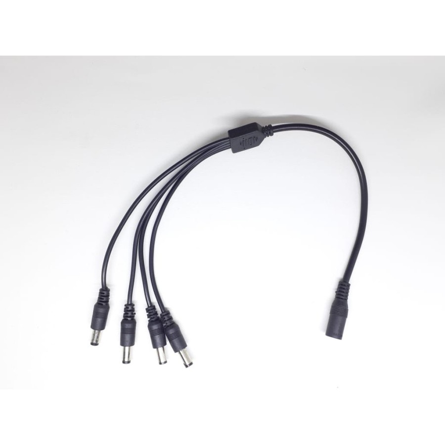 KABEL CUMI KONEKTOR DC CABANG MALE 4 FEMALE 1 CCTV