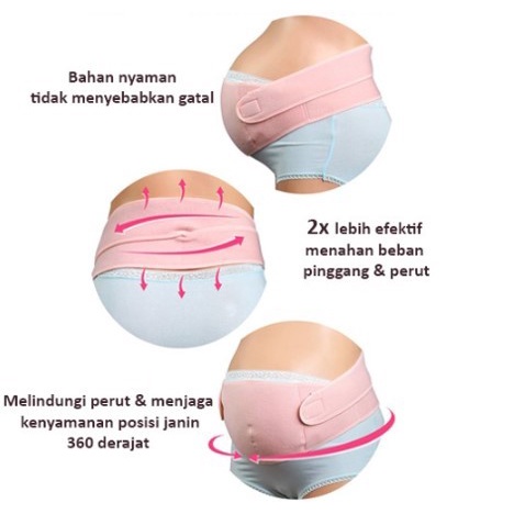 WIMIU Maternity Belt Sabuk Penyangga Perut Ibu Hamil 0910