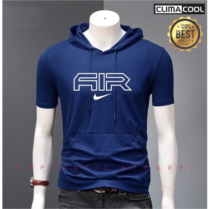 Rompi Hoodie Pria Kaos Distro Manset Olahraga Running Stretch SLIM FIT