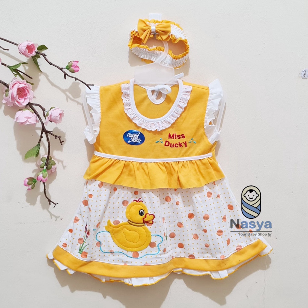 [P-045B] Dress Bayi / Dress Anak Perempuan Terbaru - Planet Kids/Planet Kid bebek