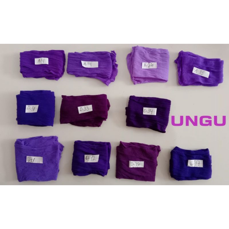 kain stoking polos ungu/ bahan kerajinan bahan bunga stoking