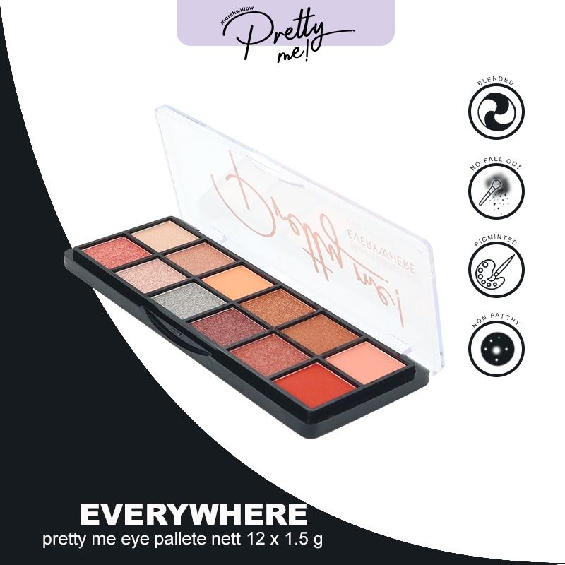 MARSHWILLOW Pretty Me Eye Pallete - Everywhere 02 | By Natasha Wilona