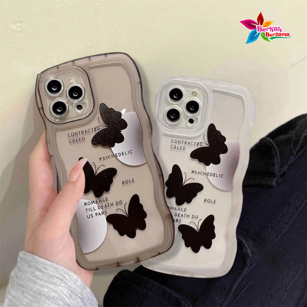 SS144 SOFTCASE SILIKON MOTIF KUPU KUPU HITAM FOR OPPO A3S A1K A5S A7 A12 F9 A11K A15 A15S A35 A16 A16S A17 A17K A36 A76 A37 NEO 9 A39 A57 A5 A9 2020 A52 A92 A53 A33 2020 A54 A55 A57 2022 A77S A71 A74 A95 F19 BB7781