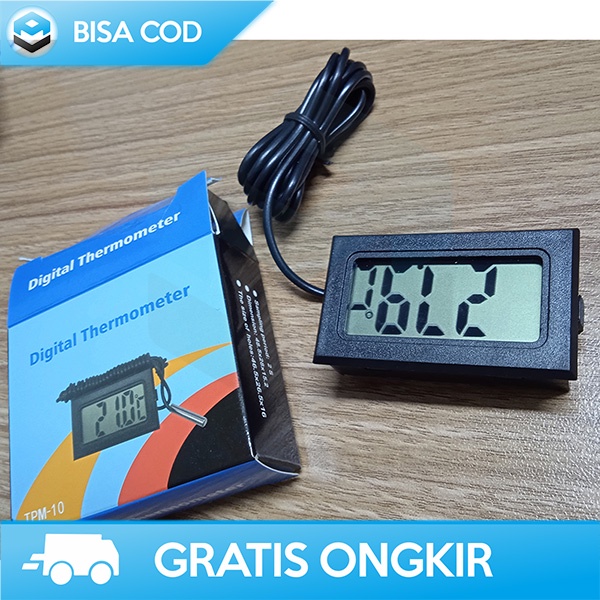 ALAT PENGUKUR SUHU AIR AKUARIUM THERMOMETER AQUARIUM DIGITAL REAL TIME