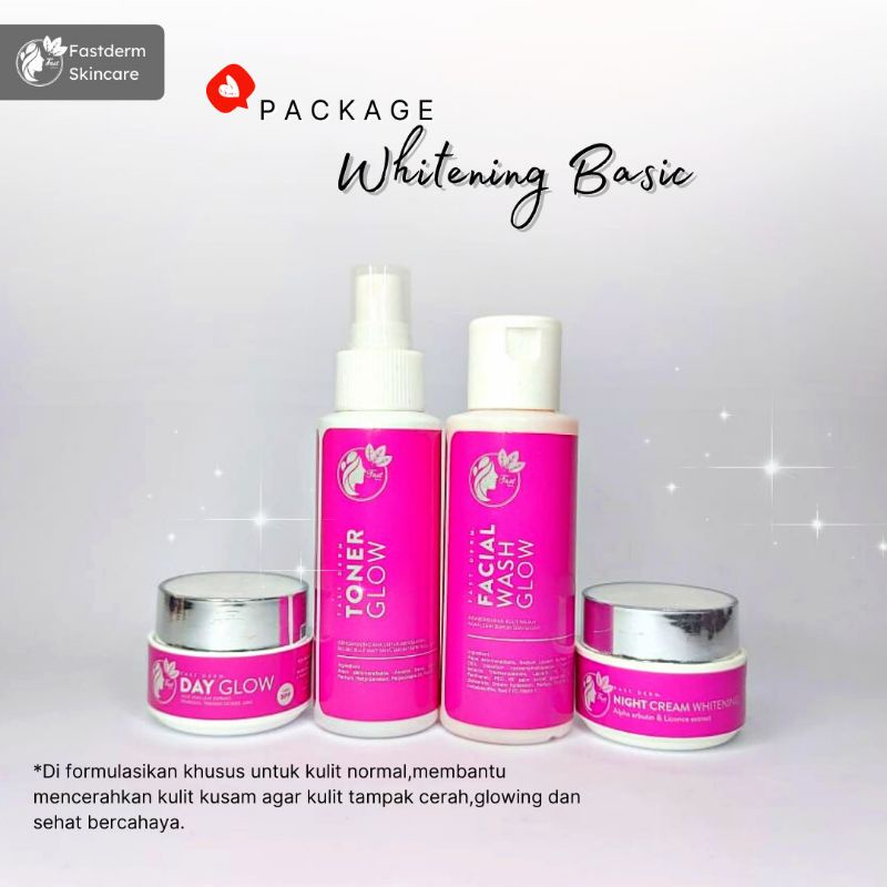 Paket Whitening Basic Fast Derm