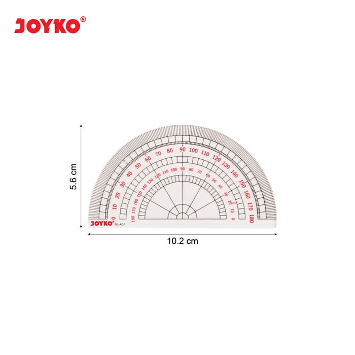 Acrylic Ruler / Penggaris / Busur Joyko RL-ACP