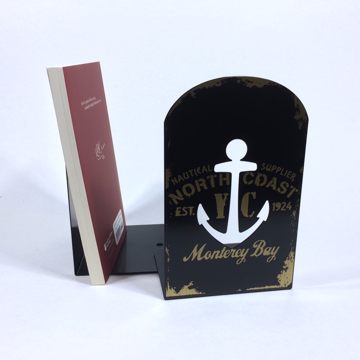 

Terlaris [Ready] Bookends/Pembatas Buku Metal Anchor 3 Varian Warna