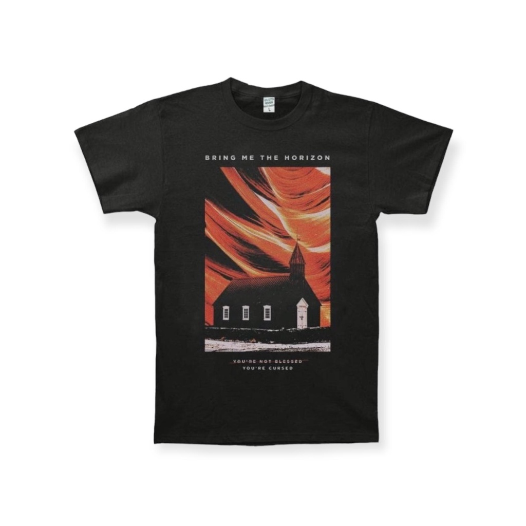 Kaos Bring Me The Horizon You're Cursed Tshirt Build Up
