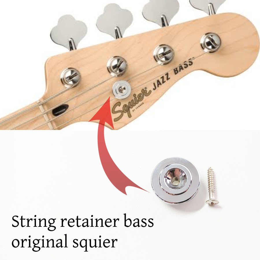 string retainer bass penahan senar string guide original squier