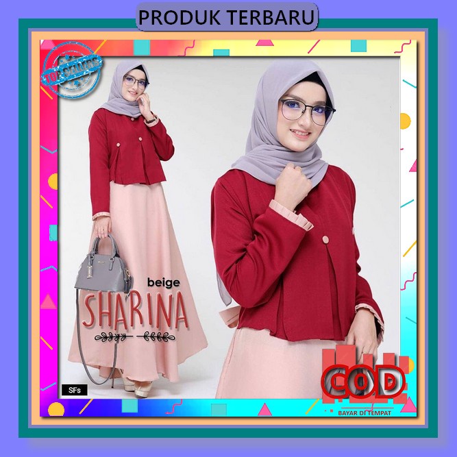 Gamis Putih Polos Pengajian Kekinian Remaja Pesta Moscrepe Tren Kekinian 2022 - White Lufy Sharina D