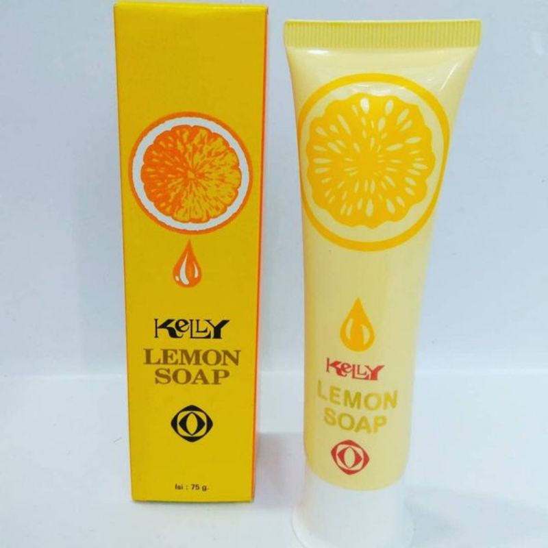 Kelly Lemon Soap 75 gr Sabun Wajah Jerawat Kusam Berminyak