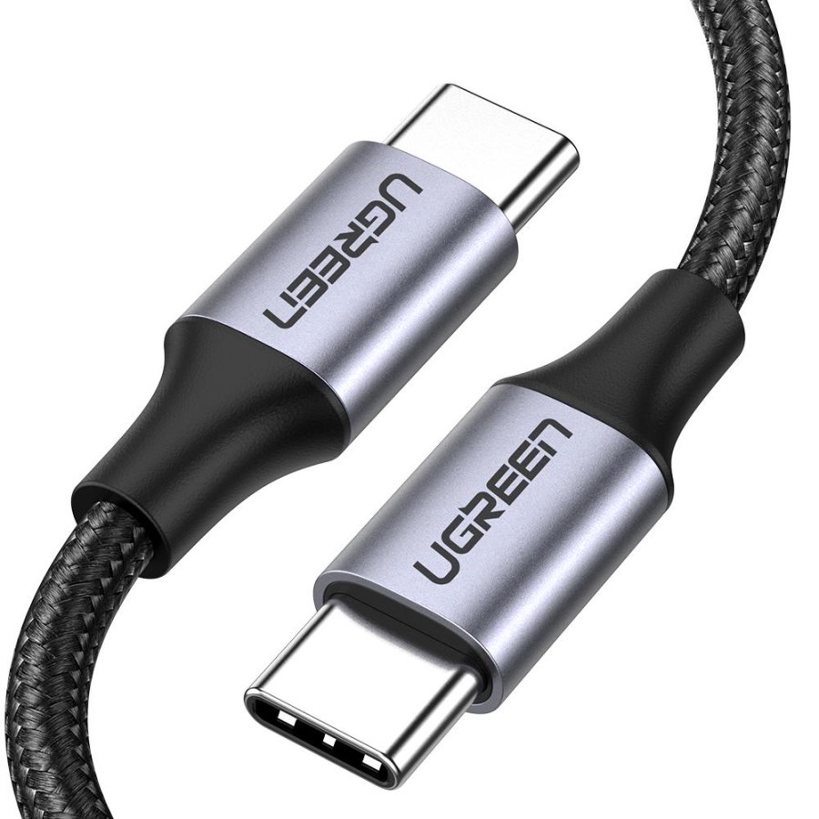 Kabel UGreen USB-C to USB-C 60W/480Mbps Nylon Braided 1 Meter (50150)