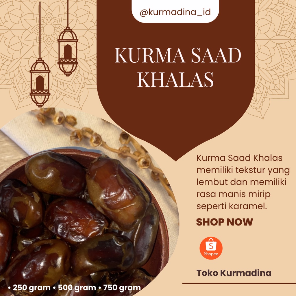 

Kurma Saad Khalas 500 gram