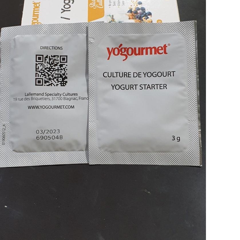 

✾ Bibit Yogurt kemasan 3gr + 3gr merk Yogourmet ✤