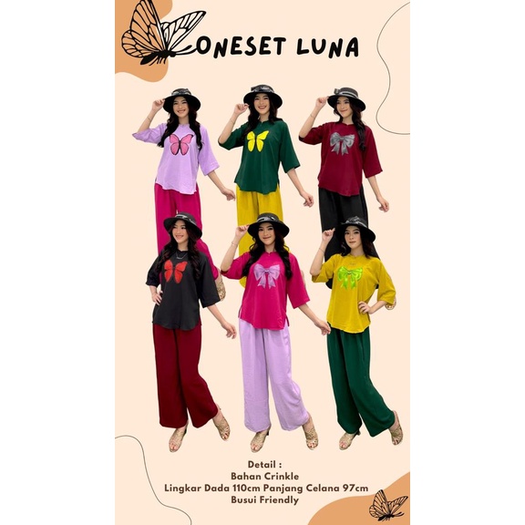 Oneset Luna by Ratu/ Oneset Cringkle/Oneset Murah